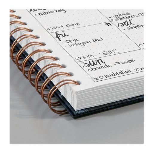 Spirálfüzet, 162x215 mm, pontrácsos, 60 lap, keményfedeles, SIGEL "Jolie", Mystic Jungle