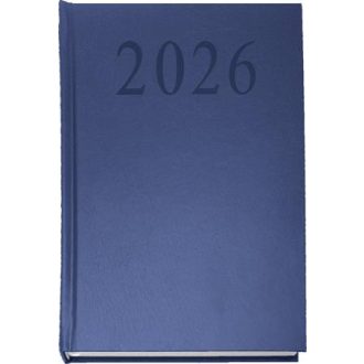 Naptár, tervező, A5, napi, 2026, sötétkék
