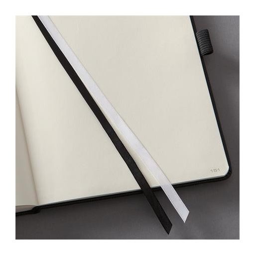 Jegyzetfüzet, exkluzív, A4, sima, 97 lap, keményfedeles, SIGEL "Conceptum", fekete