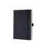 Jegyzetfüzet, exkluzív, A5, sima, 97 lap, keményfedeles, SIGEL "Conceptum", fekete