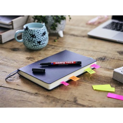 Alkoholos marker, OHP, 0,3 mm, EDDING "140 S", fekete