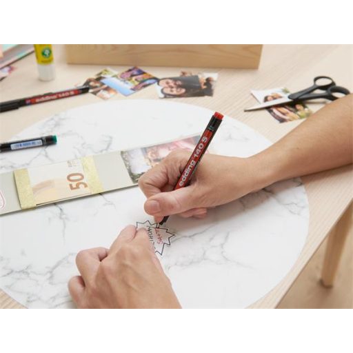 Alkoholos marker, OHP, 0,3 mm, EDDING "140 S", piros