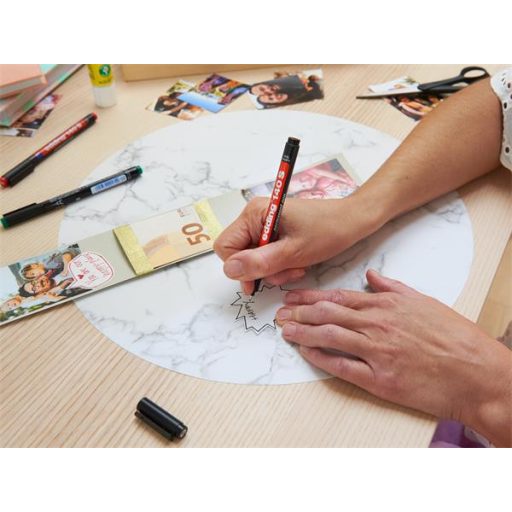 Alkoholos marker, OHP, 0,3 mm, EDDING "140 S", piros