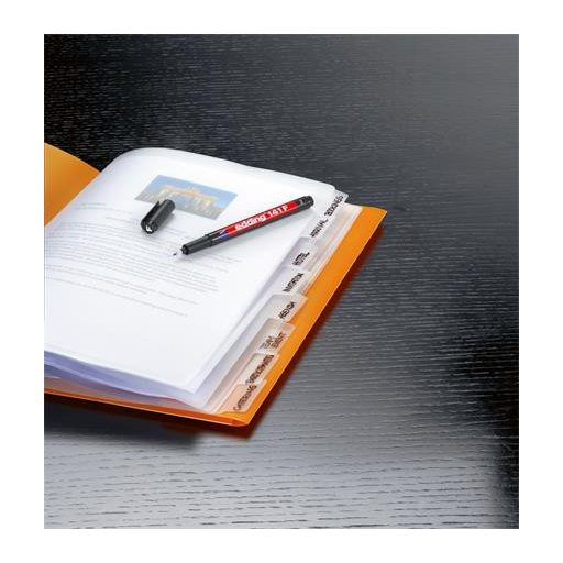 Alkoholos marker, OHP, 0,6 mm, EDDING "141 F", fekete