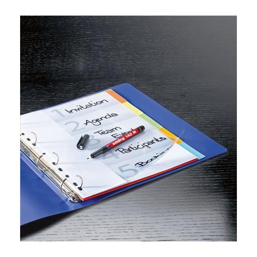 Alkoholos marker, OHP, 1 mm, EDDING "142 M", fekete