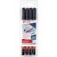 Alkoholos marker készlet, OHP, 1 mm, EDDING "142 M", 4 különböző szín