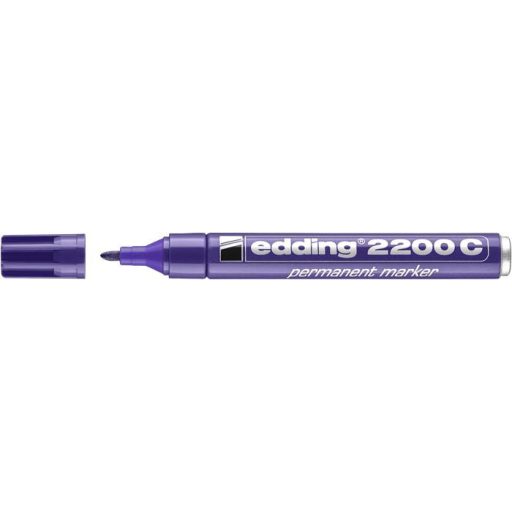 Alkoholos marker, 1,5-3 mm, kúpos, EDDING "2000", lila