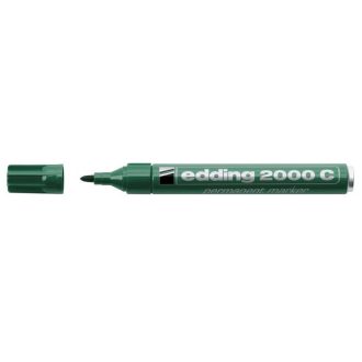   Alkoholos marker, 1,5-3 mm, kúpos, EDDING "2000", zöld