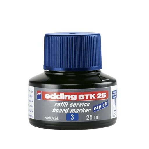 Utántöltő tábla- és flipchart markerhez, EDDING "BTK 25", kék