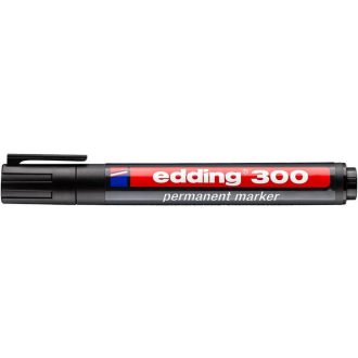   Alkoholos marker, 1,5-3 mm, kúpos, EDDING "300", fekete