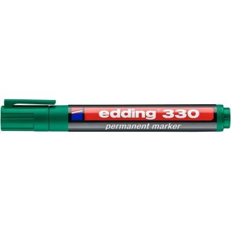   Alkoholos marker, 1-5 mm, vágott, EDDING "330", zöld