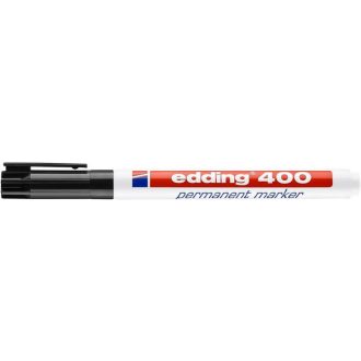 Alkoholos marker, 1 mm, EDDING "400", fekete