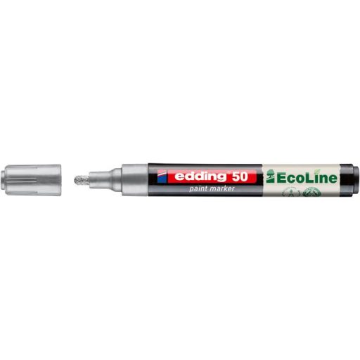 Lakkmarker, 2-3 mm, EDDING "50", ezüst