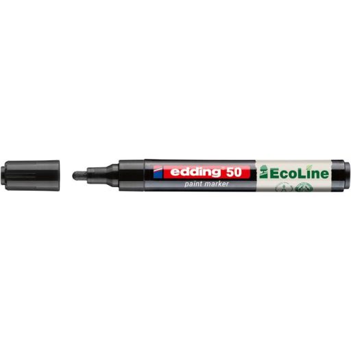 Lakkmarker, 2-3 mm, EDDING "50", fekete
