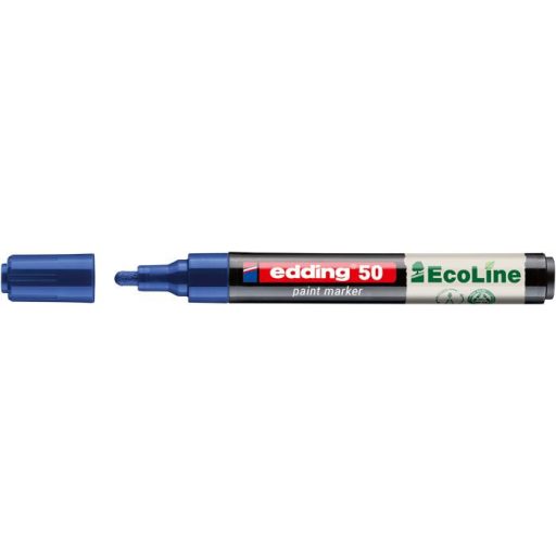 Lakkmarker, 2-3 mm, EDDING "50", kék