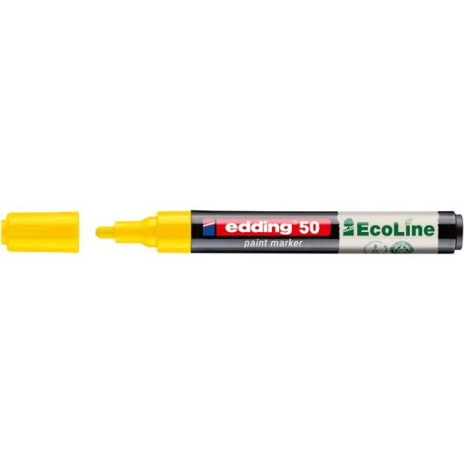 Lakkmarker, 2-3 mm, EDDING "50", sárga
