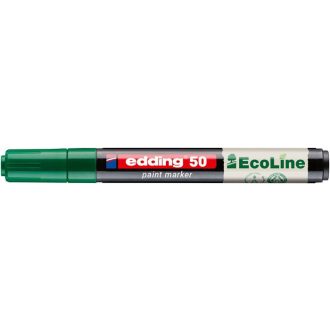 Lakkmarker, 2-3 mm, EDDING "50", zöld