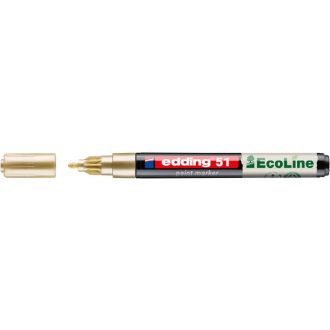 Lakkmarker, 1-2 mm, EDDING "51", arany