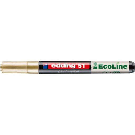 Lakkmarker, 1-2 mm, EDDING "51", arany