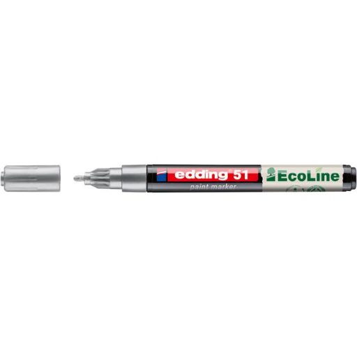 Lakkmarker, 1-2 mm, EDDING "51", ezüst