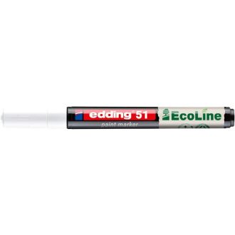 Lakkmarker, 1-2 mm, EDDING "51", fehér