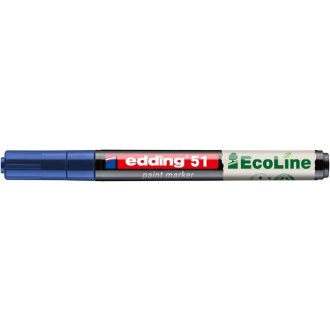 Lakkmarker, 1-2 mm, EDDING "51", kék