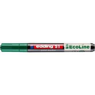 Lakkmarker, 1-2 mm, EDDING "51", zöld