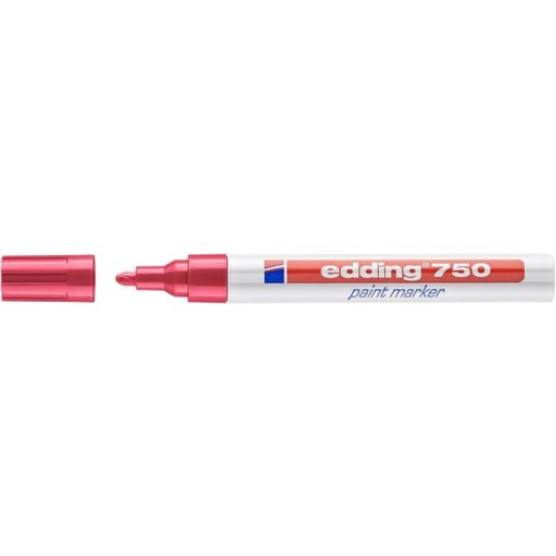 Lakkmarker, 2-4 mm, EDDING "750", piros