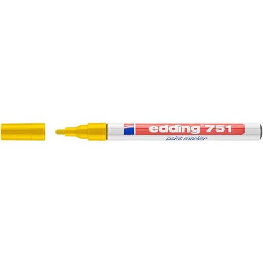Lakkmarker, 1-2 mm, EDDING "751", sárga