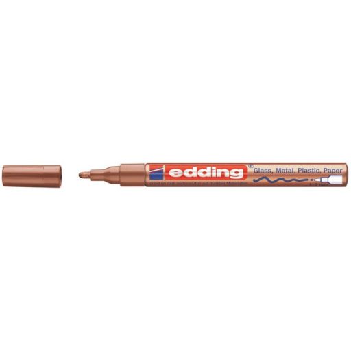 Lakkmarker, 1-2 mm, EDDING "751", vörösréz