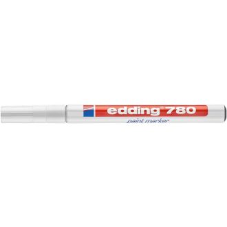 Lakkmarker, 0,8 mm, EDDING "780", fehér