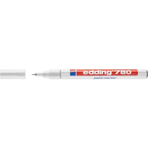 Lakkmarker, 0,8 mm, EDDING "780", fehér