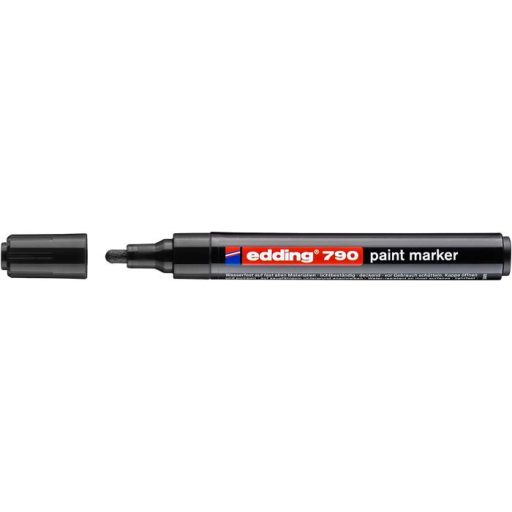 Lakkmarker, 2-3 mm, EDDING "790", fekete