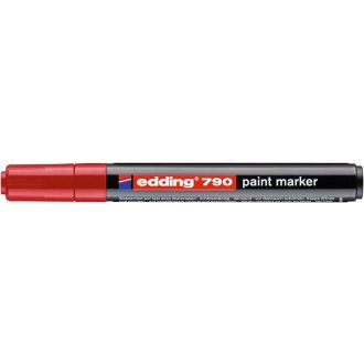 Lakkmarker, 2-3 mm, EDDING "790", piros