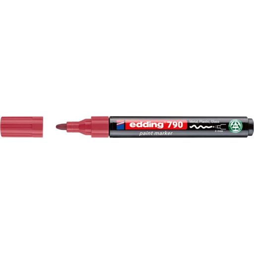 Lakkmarker, 2-3 mm, PCR, EDDING "790", rózsaszín