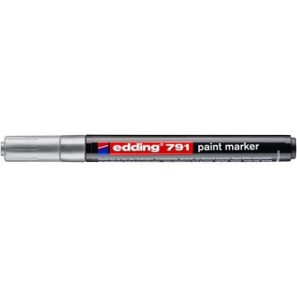 Lakkmarker, 1-2 mm, EDDING "791", ezüst