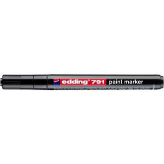 Lakkmarker, 1-2 mm, EDDING "791", fekete