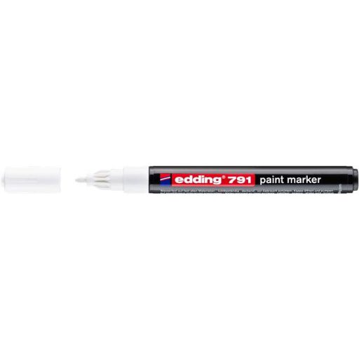 Lakkmarker, 1-2 mm, EDDING "791", fehér