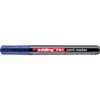 Lakkmarker, 1-2 mm, EDDING "791", kék