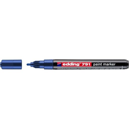 Lakkmarker, 1-2 mm, EDDING "791", kék