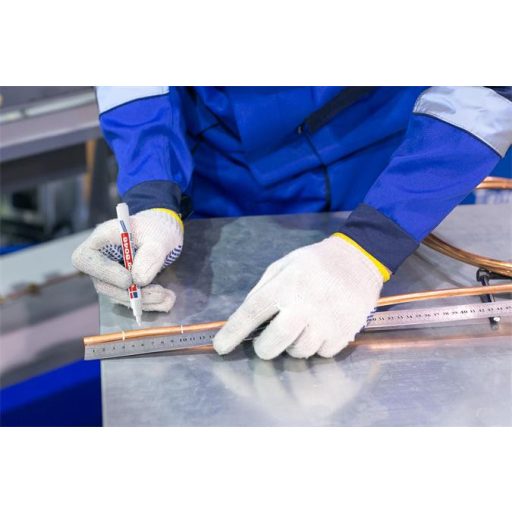 Alkoholos marker, 1-3 mm, kúpos, ipari, EDDING "8046", fehér