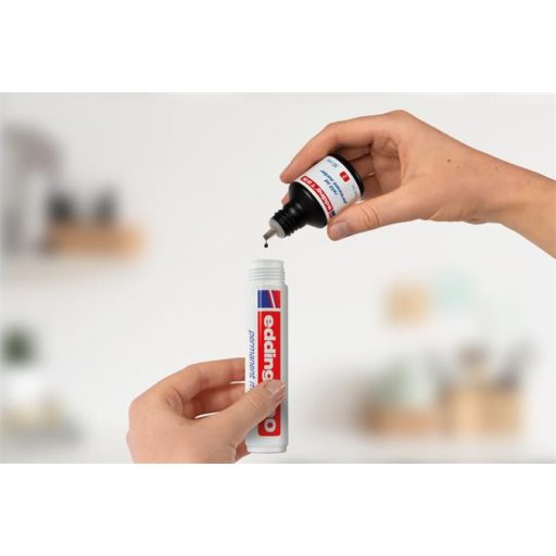 Utántöltő alkoholos markerhez, EDDING "T25", fekete