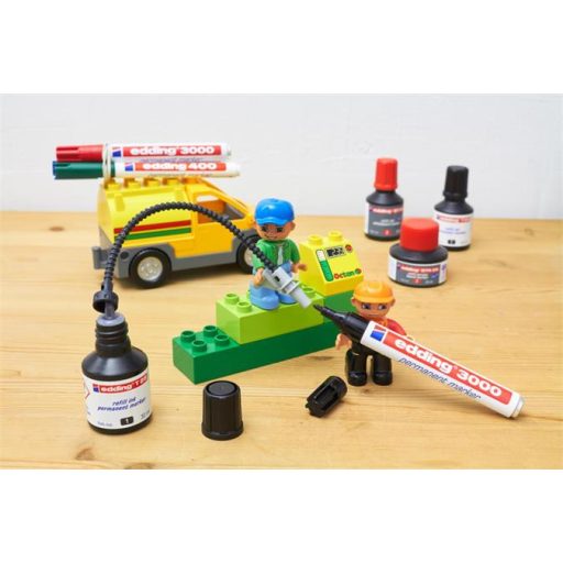 Utántöltő alkoholos markerhez, EDDING "T25", fekete