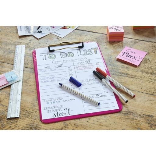 Tűfilc, 0,3 mm, EDDING "89 Office Liner", kék