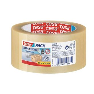   Csomagolószalag, 50 mm x 66 m, TESA "Ultra Strong", átlátszó