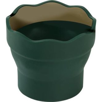   Ecsettál, műanyag, FABER-CASTELL "Click&Go", zöld