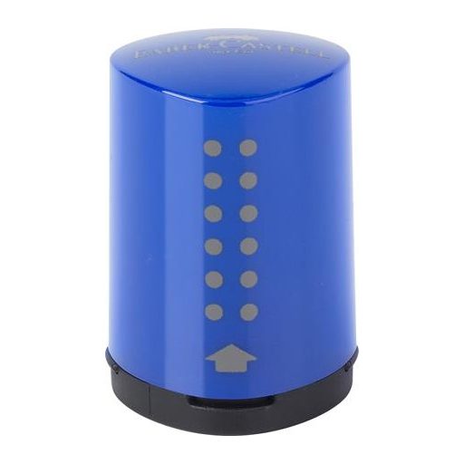 Hegyező, egylyukú, tartályos, FABER-CASTELL, "Grip 2001 mini" vegyes színek