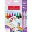 Filctoll készlet, FABER-CASTELL "Unikornis" 10 különböző szín + 3 csillámos