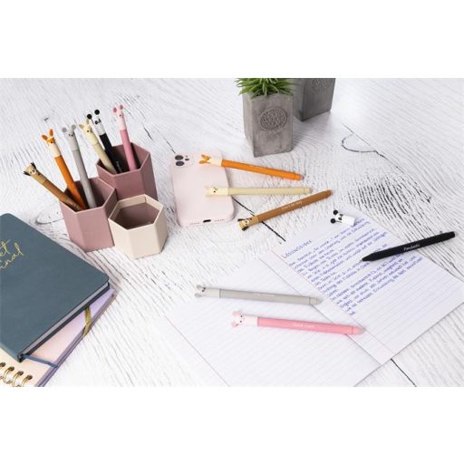 Rollertoll, 0,7 mm, törölhető, EBERHARD FABER "Láma", kék