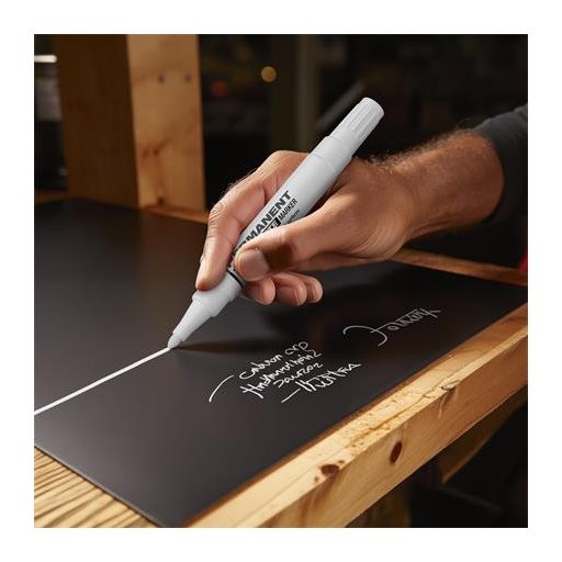 Alkoholos marker, 1-3 mm, kúpos, ICO "Permanent 11 XXL", fehér